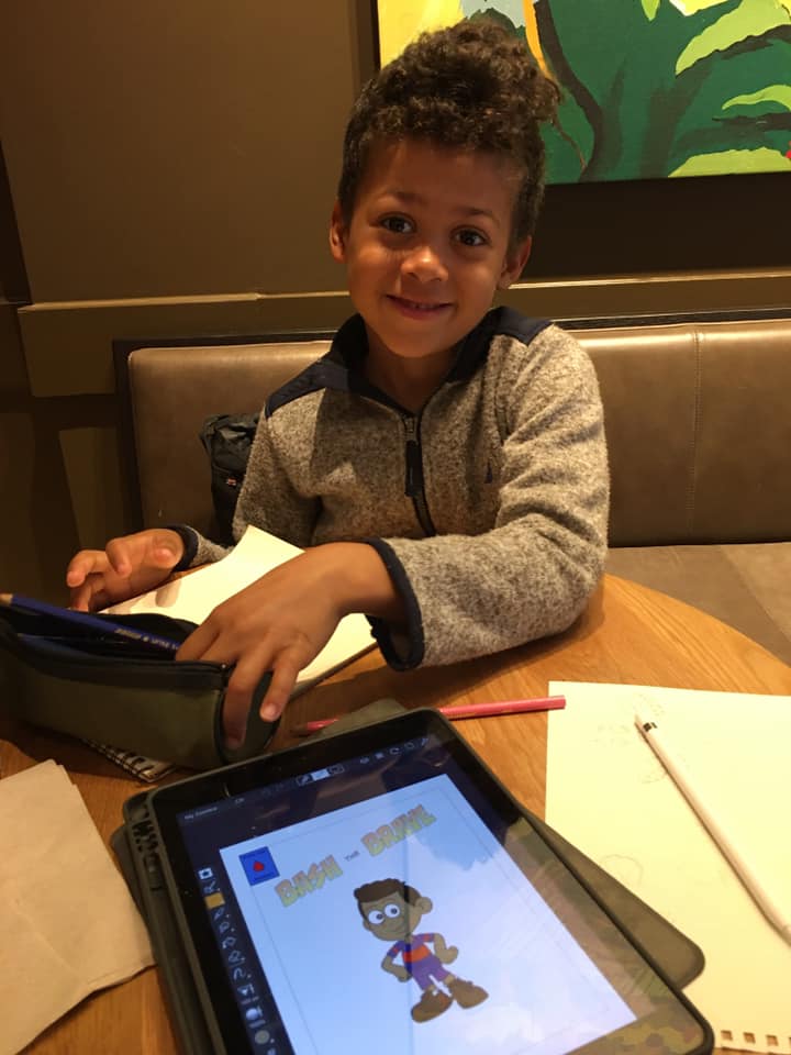 Bash the Brave comes to life at Starbucks